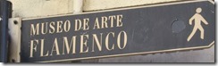 sign for flamenco